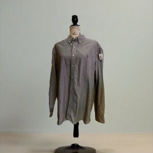 Ralph Lauren Men's Blue Button Down Shirt